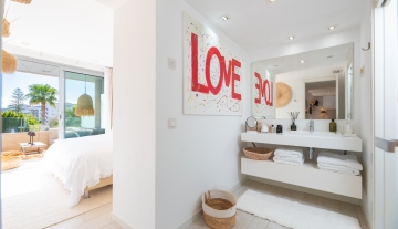 Resa Estates apartment for sale in Ibiza marina botafoch modern bedroom ensuite .jpg